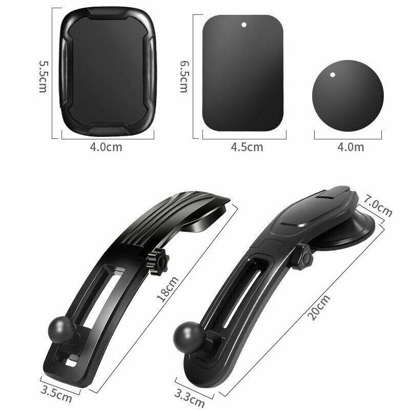 360° Car Phone Mount - Hands-Free GPS & Dashboard Holder