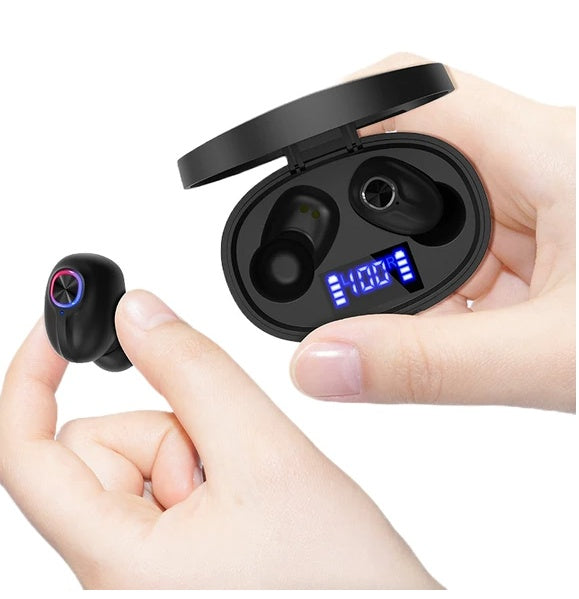 Waterproof Bluetooth 5.1 Earbuds - Crystal Clear Sound & Long Battery Life