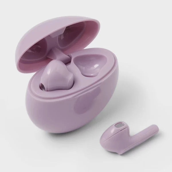 Wireless Bluetooth Earbuds Pastel Purple - True Wireless & Premium Comfort
