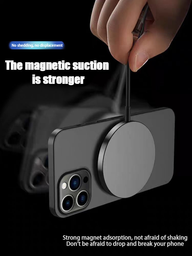 15W Magnetic Wireless Fast Charger - Compatible iPhone 12 to 17 Pro Max