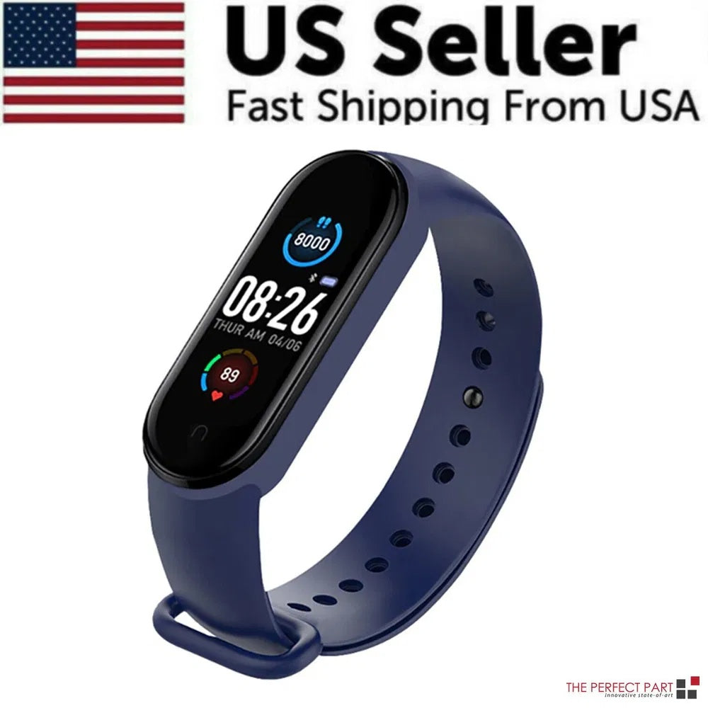 M4 Smart Fitness Tracker - Heart Rate & Blood Pressure Monitor
