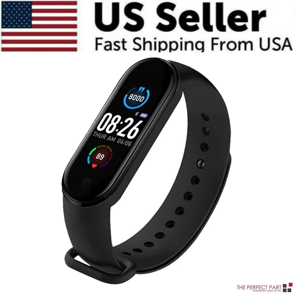 M4 Smart Fitness Tracker - Heart Rate & Blood Pressure Monitor