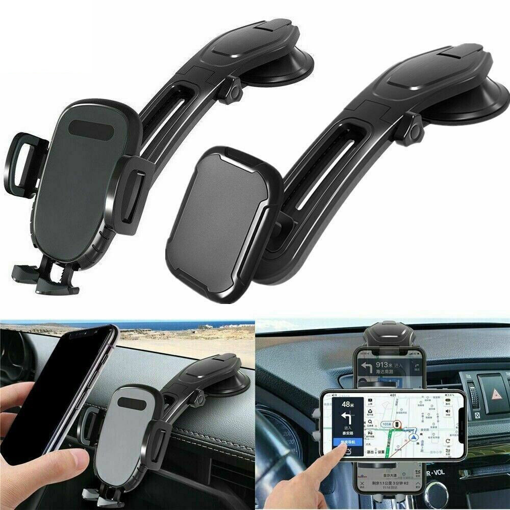 360° Car Phone Mount - Hands-Free GPS & Dashboard Holder